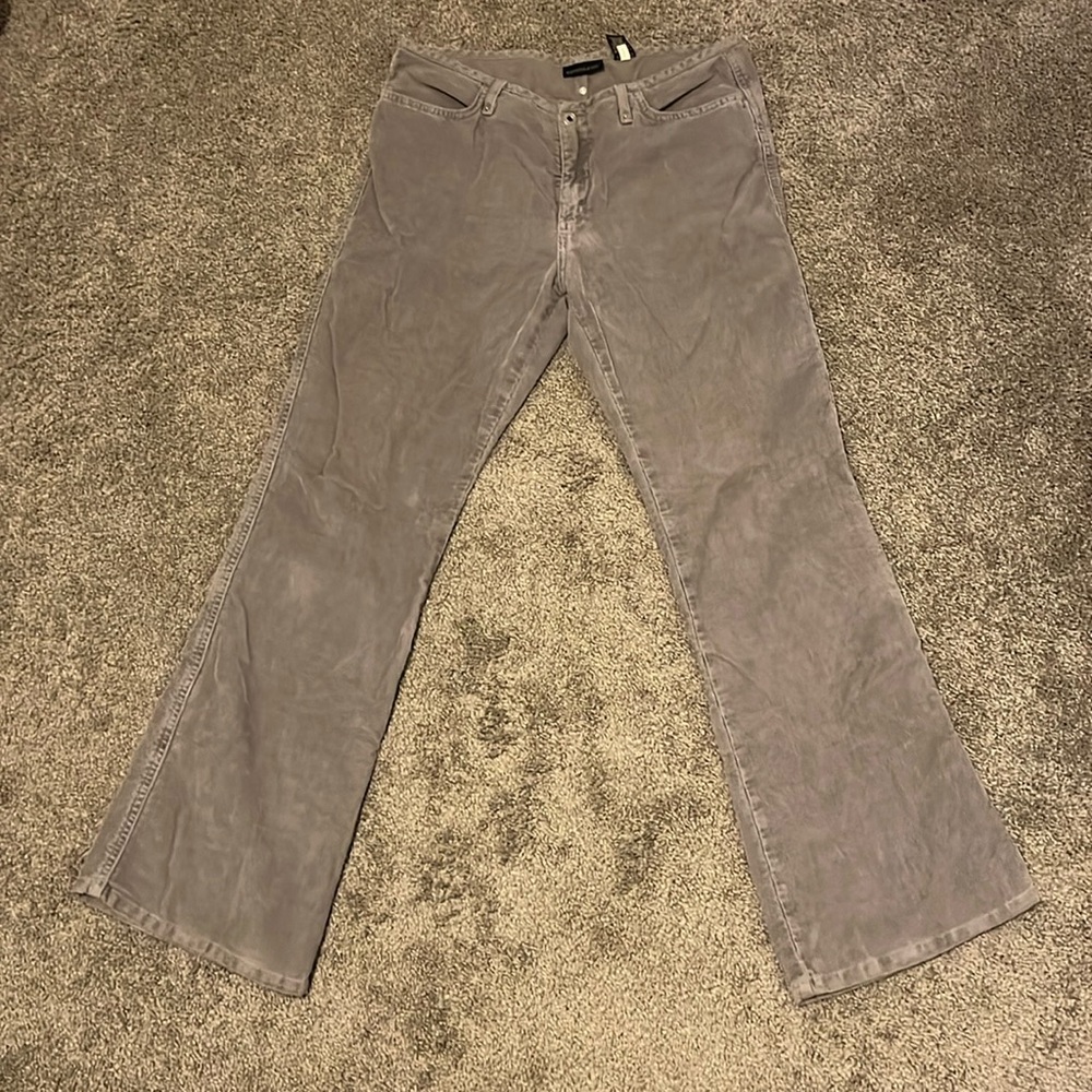 EXPRESS JEANS GREY CORDUROY WOMEN SIZE 11/12